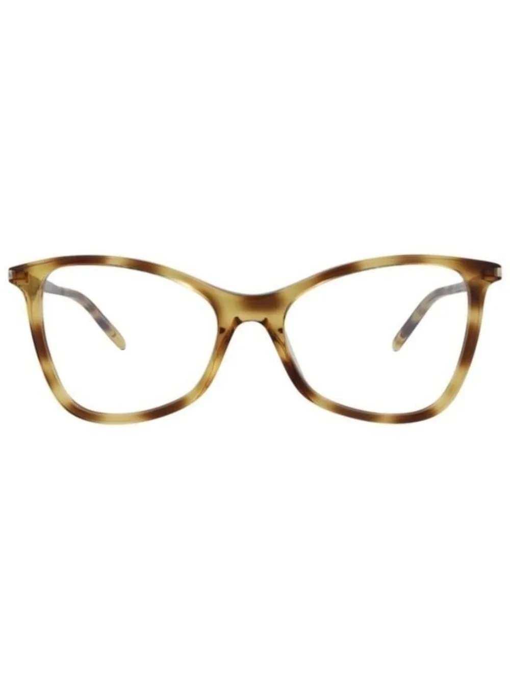 New Saint Laurent Womens Cat Eye Havana Havana Transparent Fashion Designer Eyeg